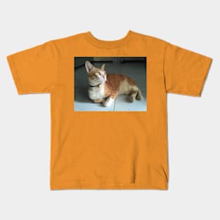 cute renji cat Kids T-Shirt